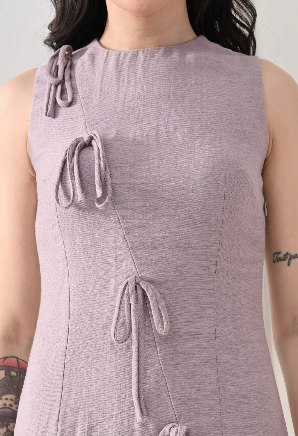 Lilac Ophelia Linen Dress