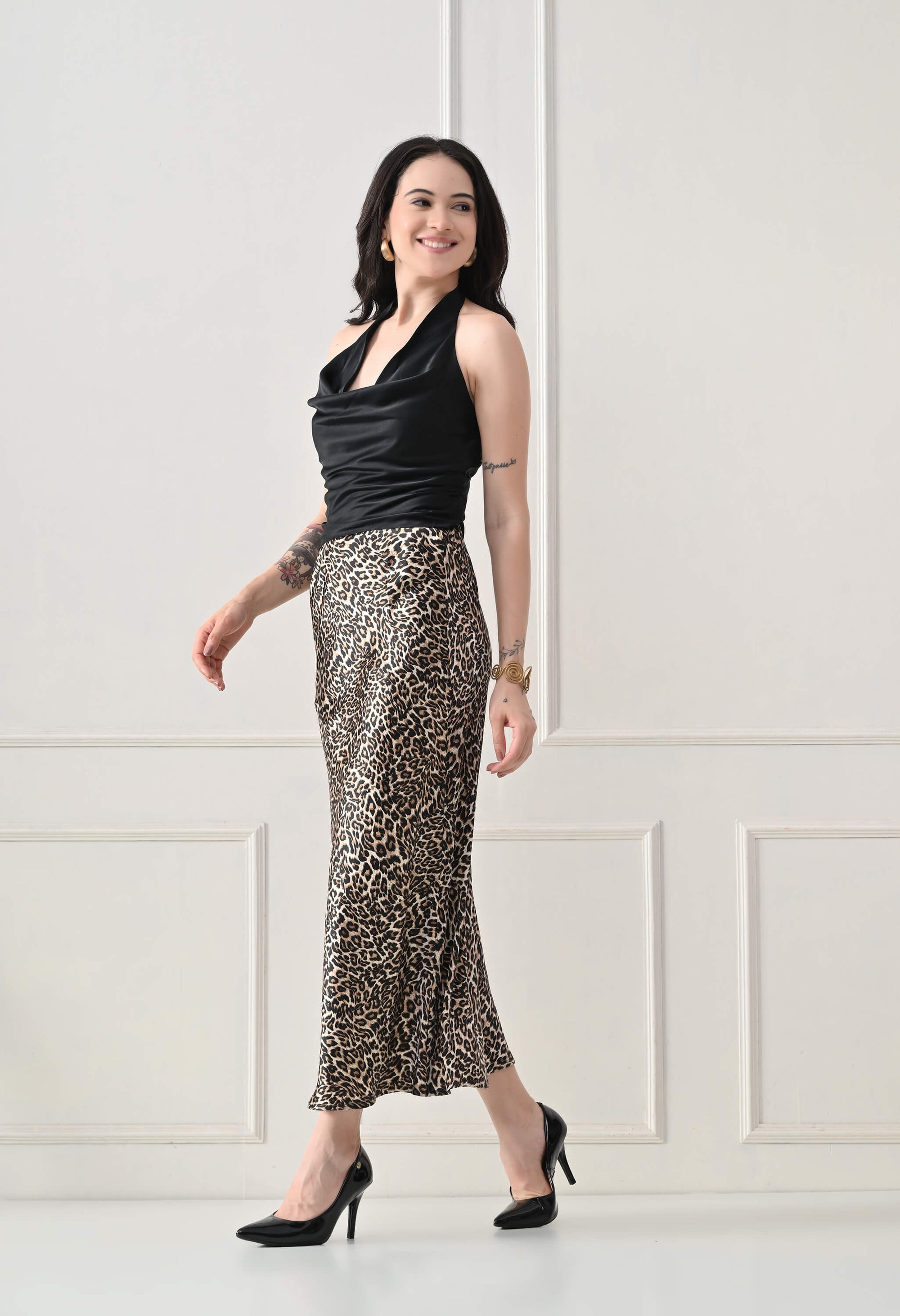 Leopard Aria Skirt