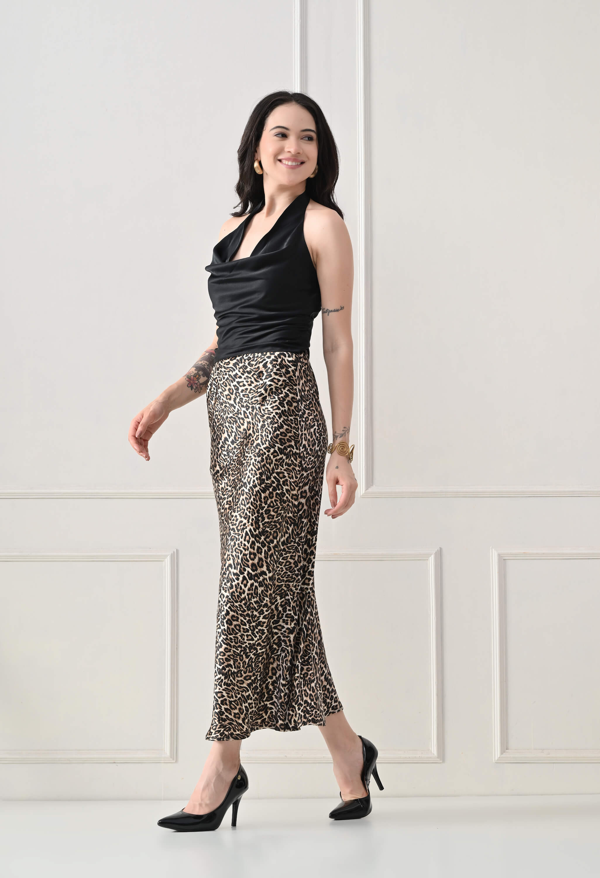 Leopard Aria Skirt
