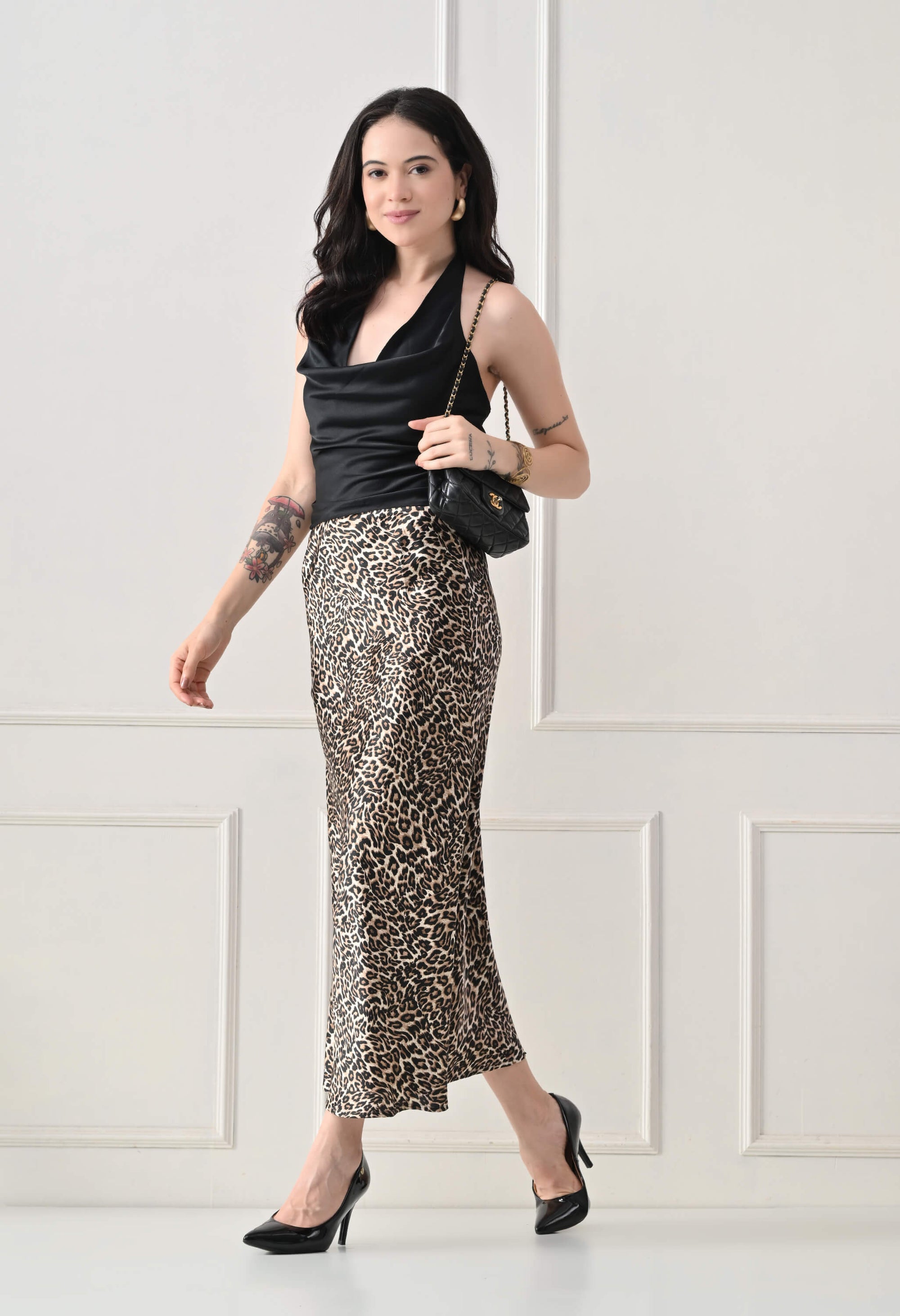 Leopard Aria Skirt