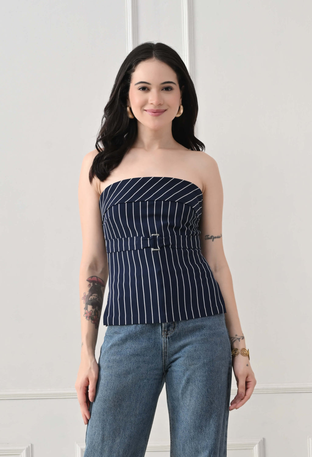 Navy Mia Top