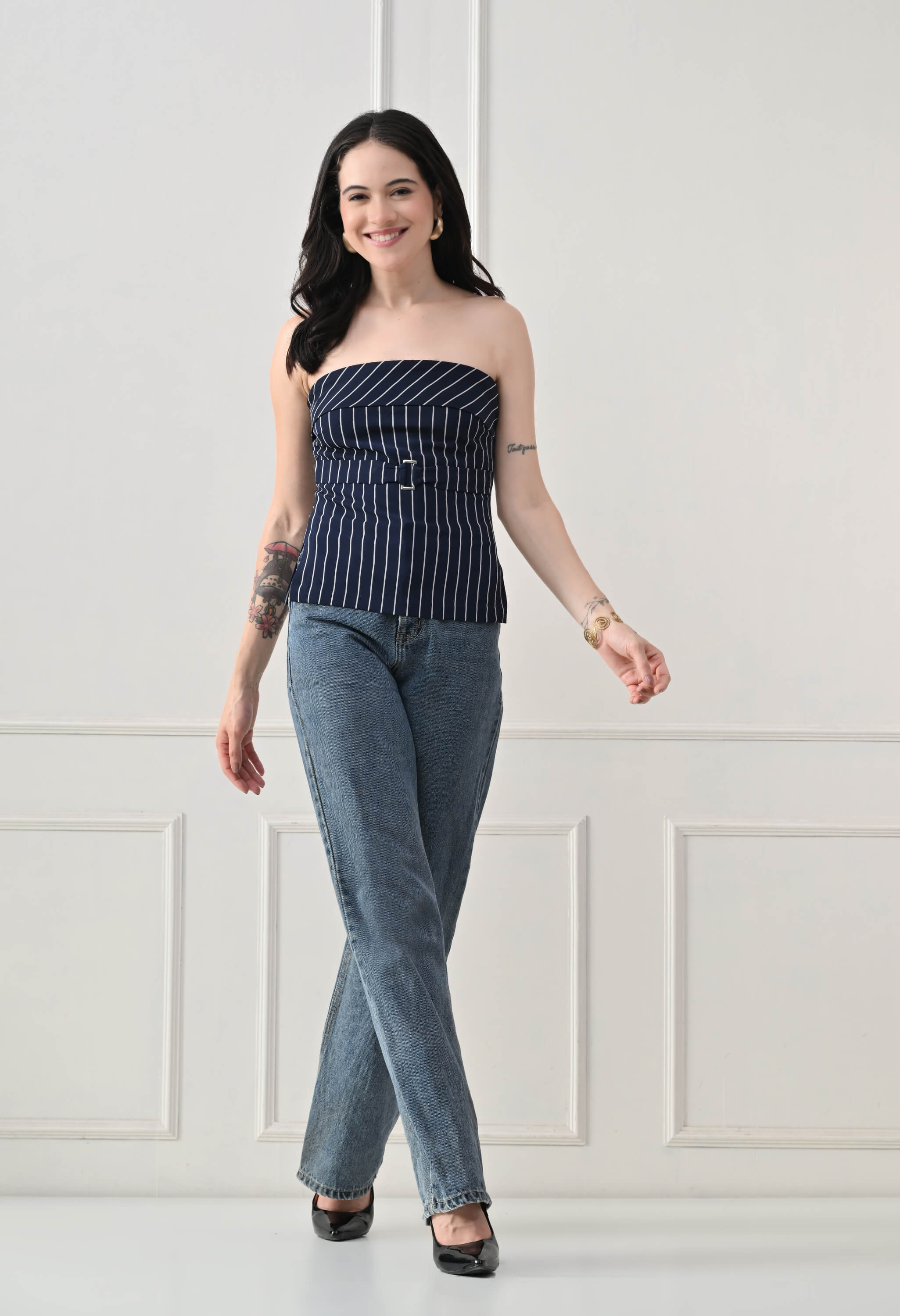 Navy Mia Top