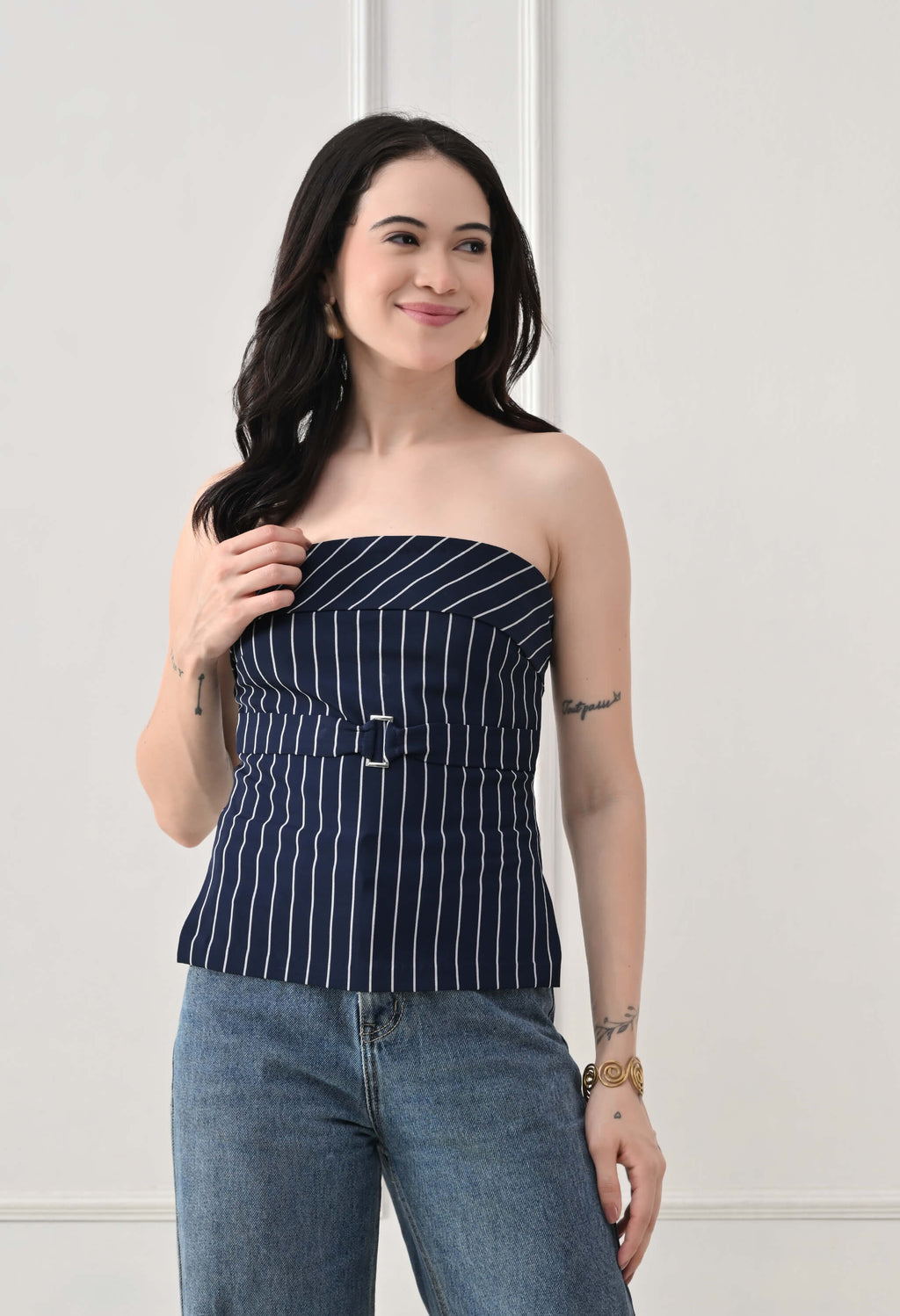 Navy Mia Top