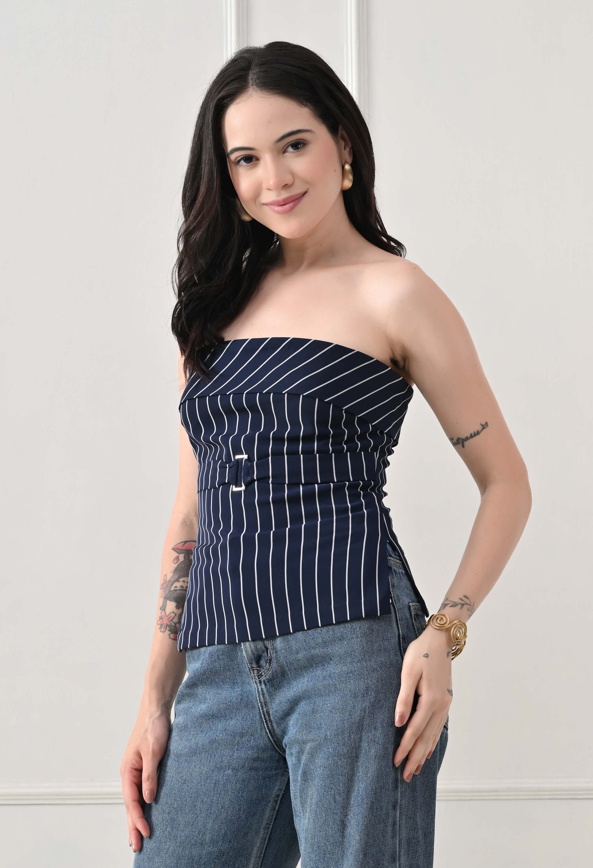 Navy Mia Top