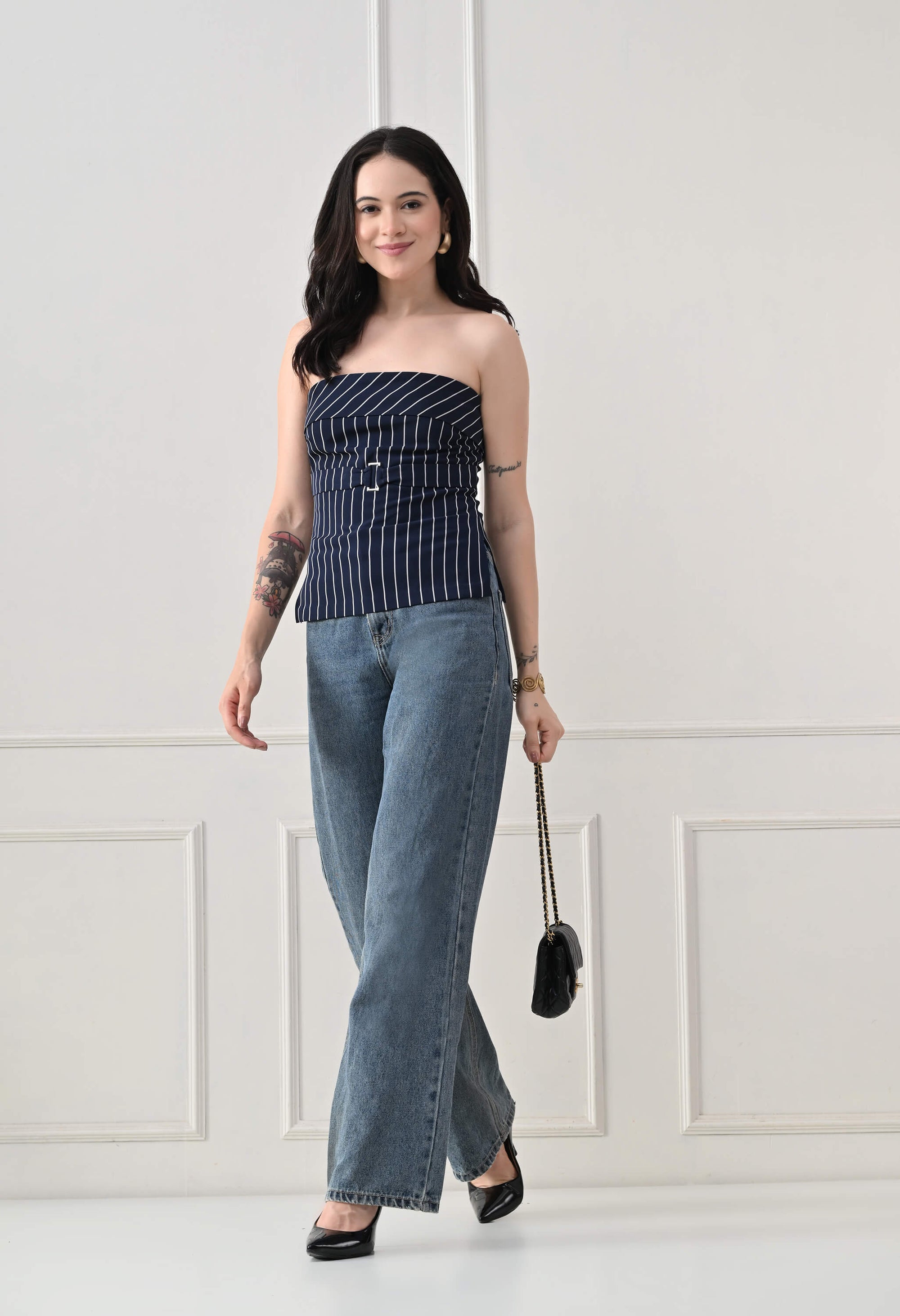 Navy Mia Top