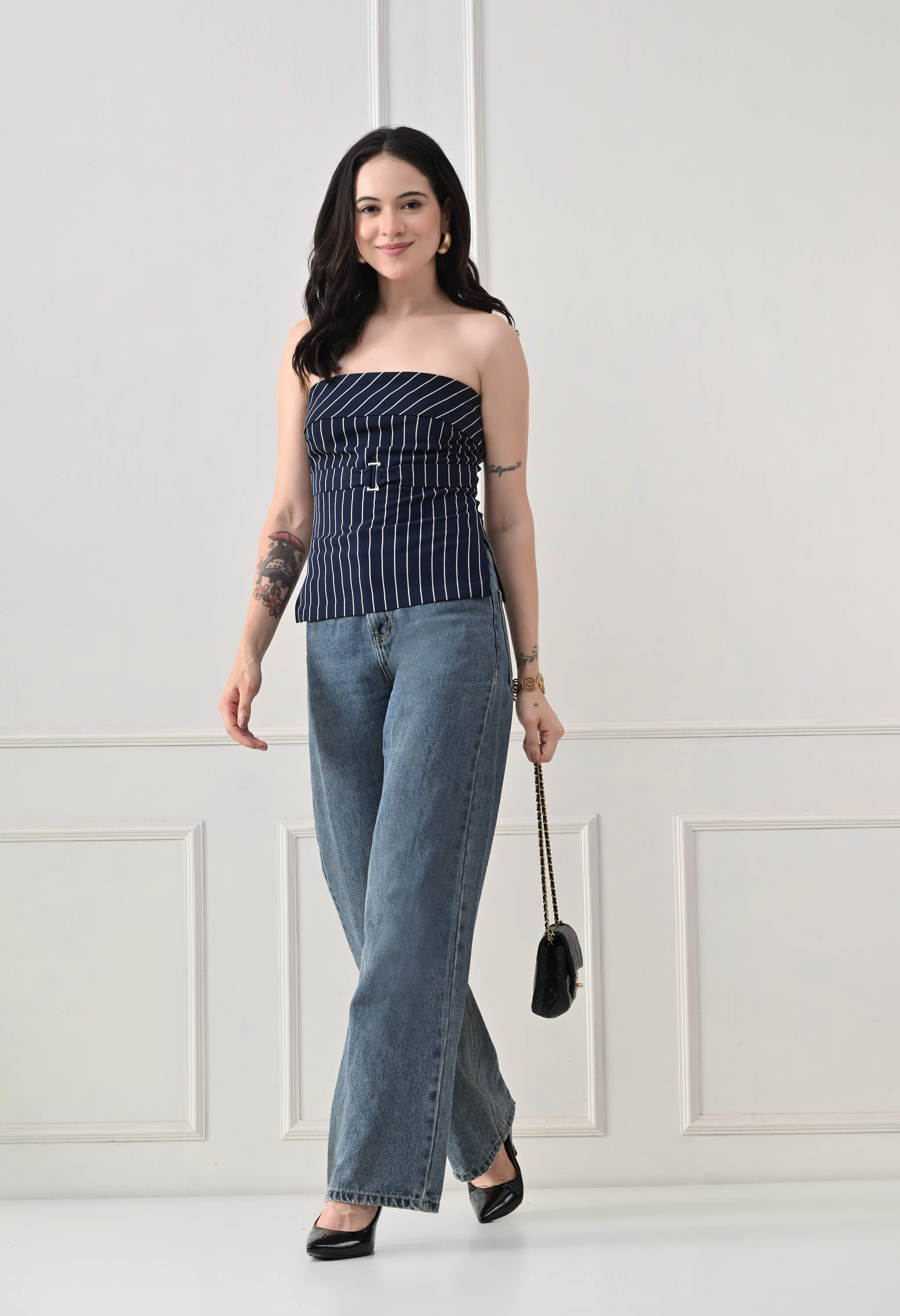 Navy Mia Top