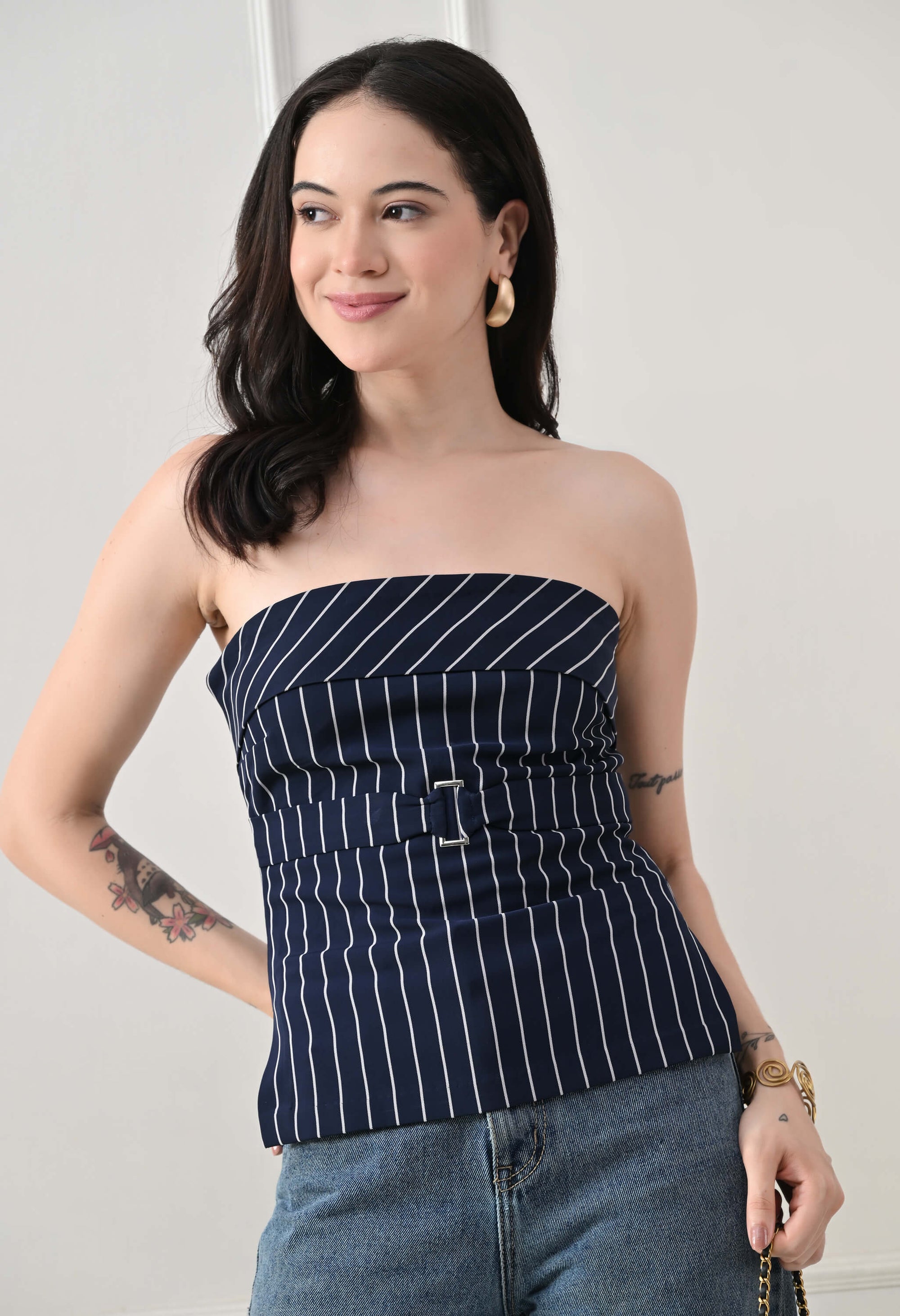 Navy Mia Top