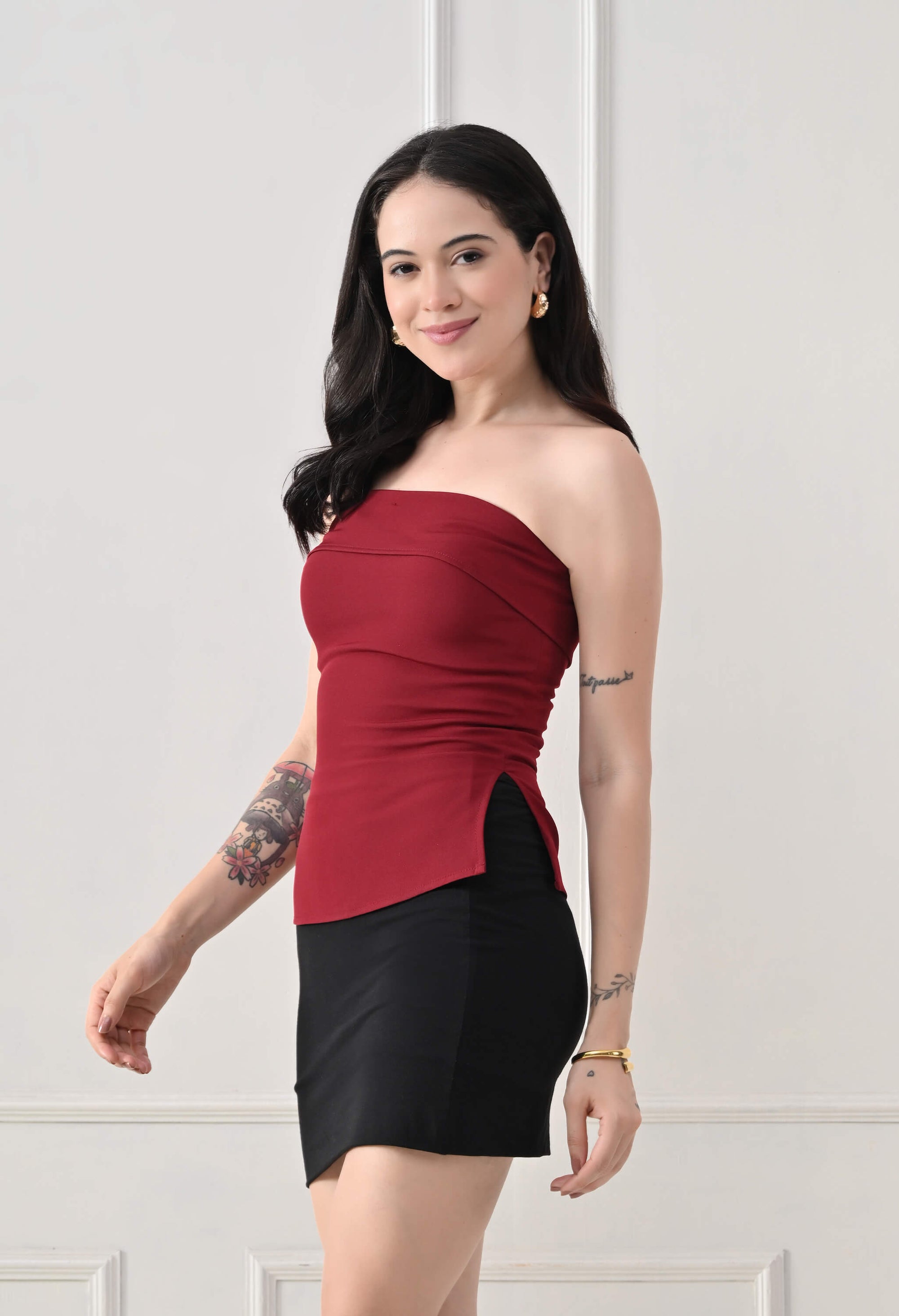 Burgundy Mia Top